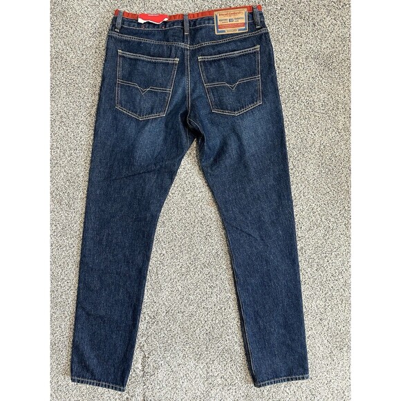 Diesel Mens Jeans Pants Blue 1955-09C88 Sz  W33-L32  Slim Fit Mid Waist Straight - Picture 3 of 6